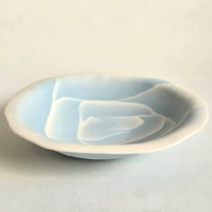 Coupelle fleur de rose – bleu